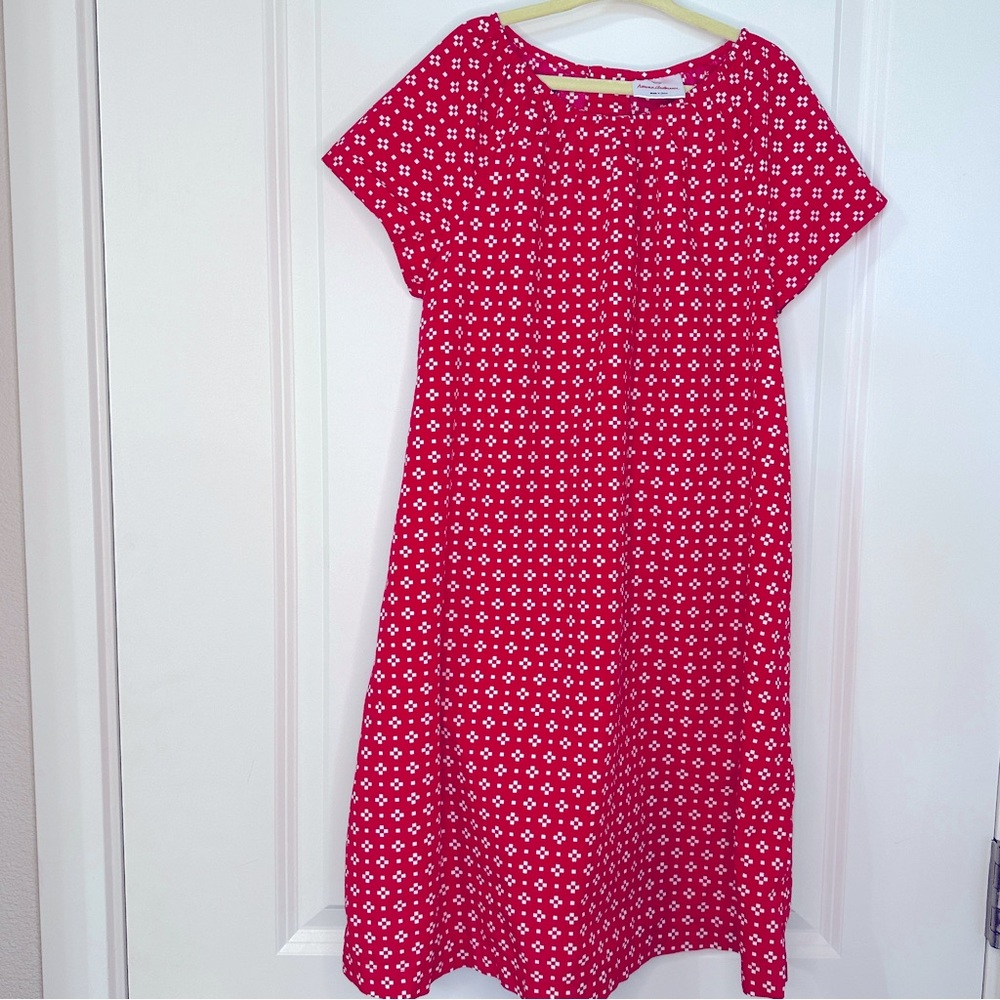 Preloved Hanna Andersson Red Dress Girls SZ 140